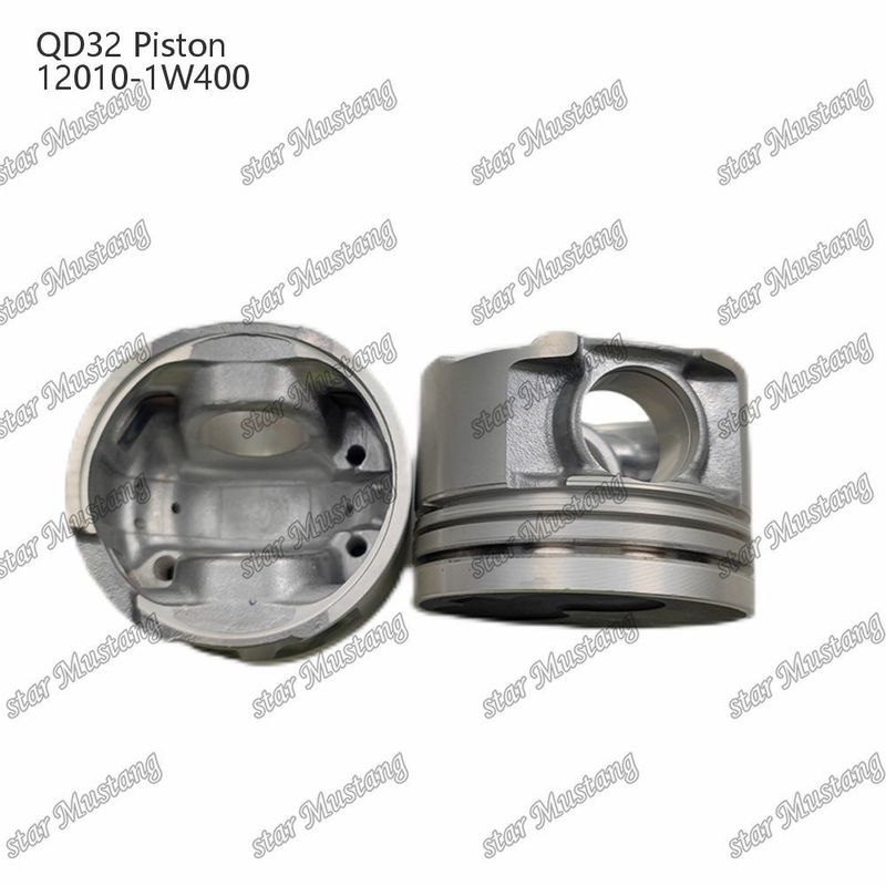 QD32 इंजन पिस्टन तेल गैलरी के साथ 12010-1W400 मित्सुबिशी इंजन स्पेयर पार्ट्स के लिए