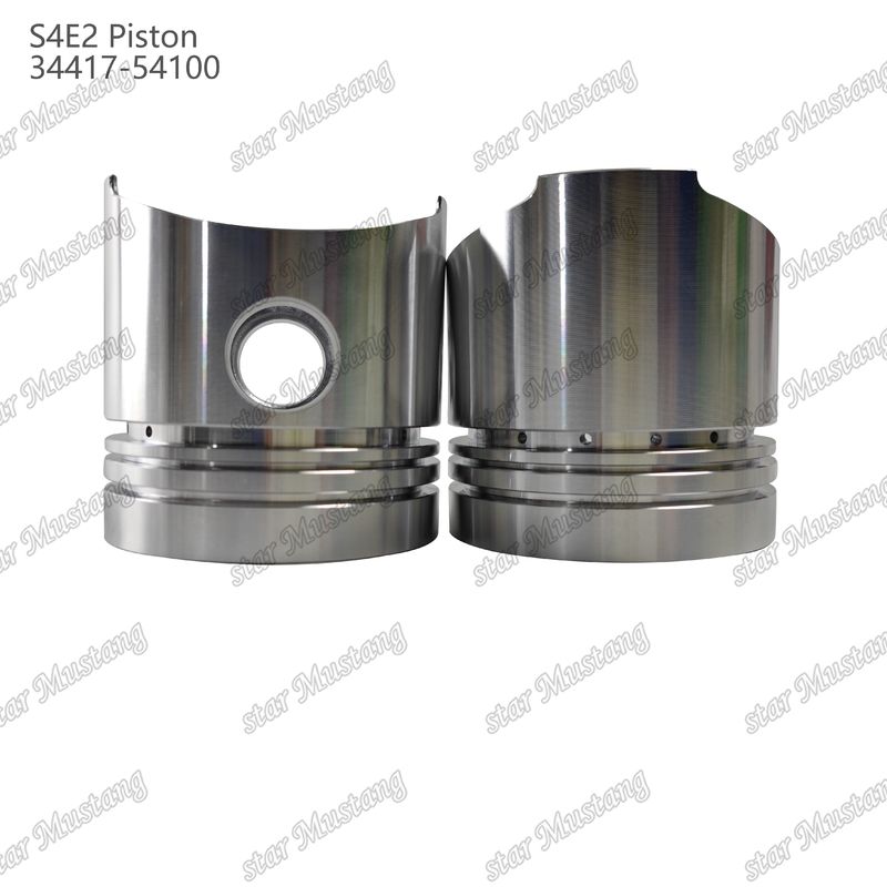S4E2 इंजन पिस्टन ऊंचाई 98 मिमी व्यास 98 मिमी पिन छेद 28 मिमी 34417-54100 मित्सुबिशी इंजन स्पेयर पार्ट्स के लिए