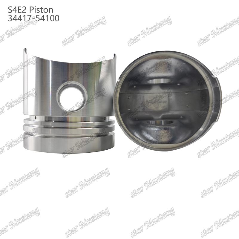 S4E2 इंजन पिस्टन ऊंचाई 98 मिमी व्यास 98 मिमी पिन छेद 28 मिमी 34417-54100 मित्सुबिशी इंजन स्पेयर पार्ट्स के लिए