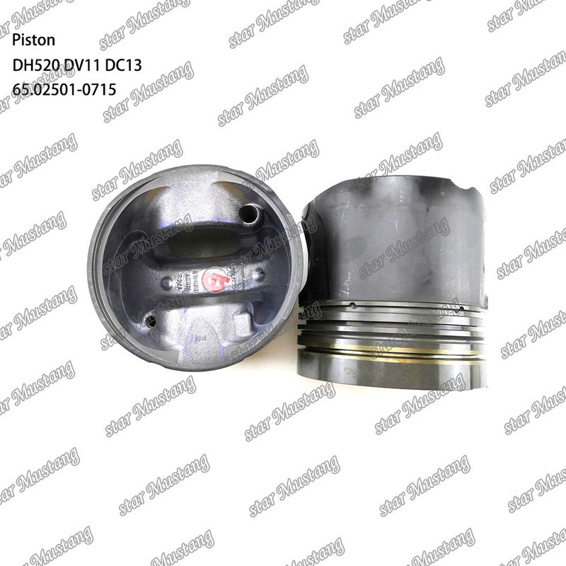 पिस्टन DH520 DV11 DC13 65.02501-0715 Doosan डीजल इंजन मरम्मत भागों के लिए