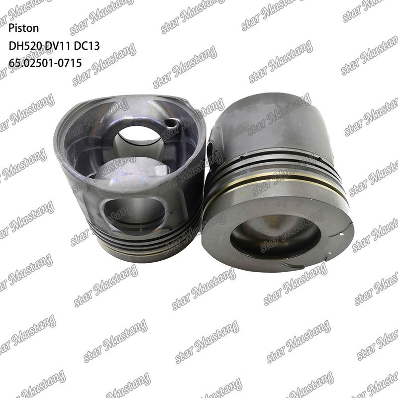 पिस्टन DH520 DV11 DC13 65.02501-0715 Doosan डीजल इंजन मरम्मत भागों के लिए