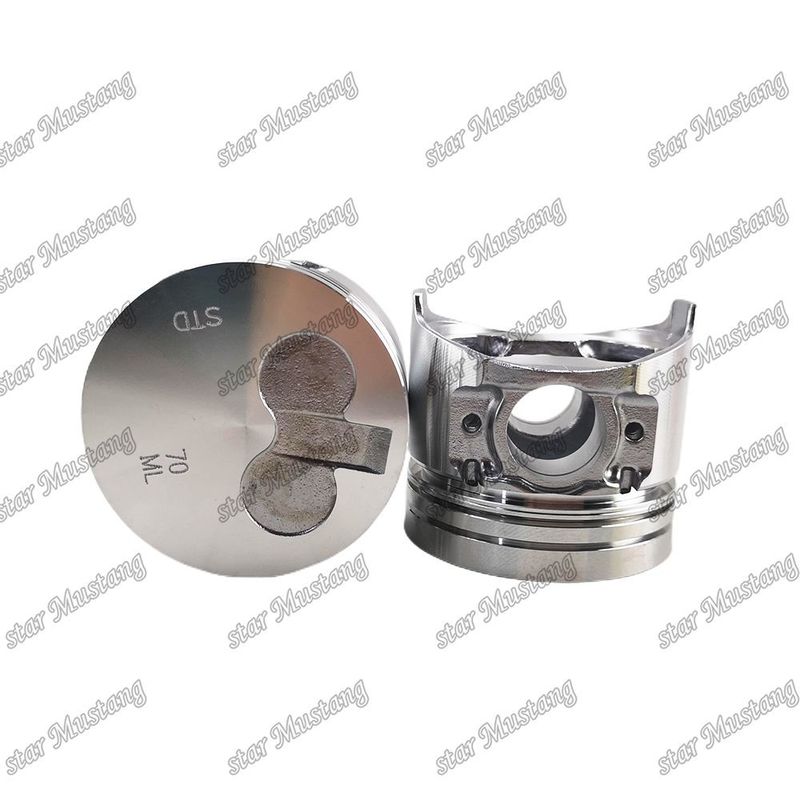 पिस्टन 2D70E-5 3TNV70 2YM15 3YM20 119515-22080 Yanmar डीजल इंजन मरम्मत भागों के लिए