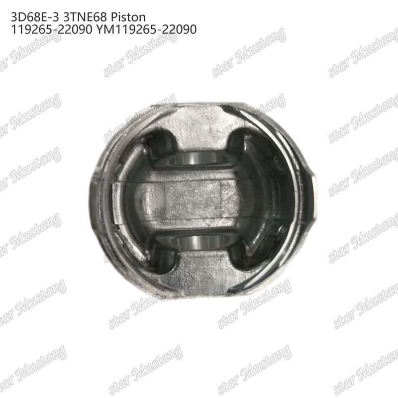 पिस्टन 3D68E-3 3TNE68 ऊंचाई 53mm 119265-22090 YM119265-22090 Yanmar डीजल इंजन मरम्मत भागों के लिए