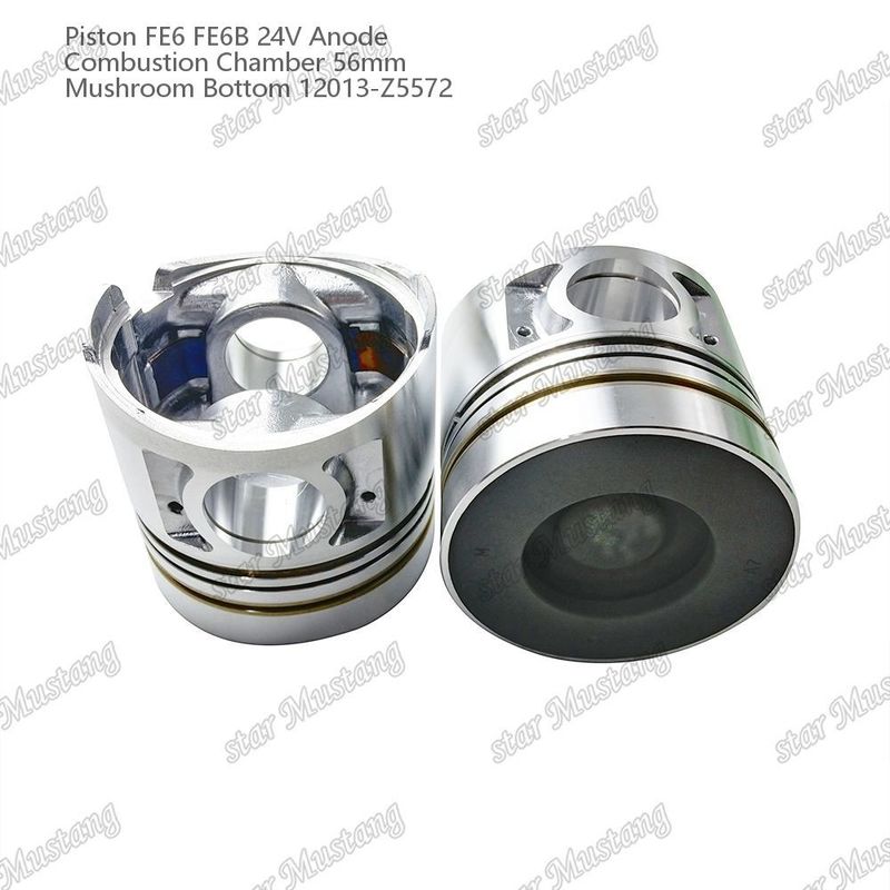 FE6 FE6B इंजन पिस्टन 24V कक्ष आकार 56mm 2.5x2x4mm 12013-Z5572 निसान इंजन स्पेयर पार्ट्स के लिए