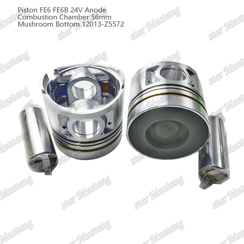 FE6 FE6B इंजन पिस्टन 24V कक्ष आकार 56mm 2.5x2x4mm 12013-Z5572 निसान इंजन स्पेयर पार्ट्स के लिए
