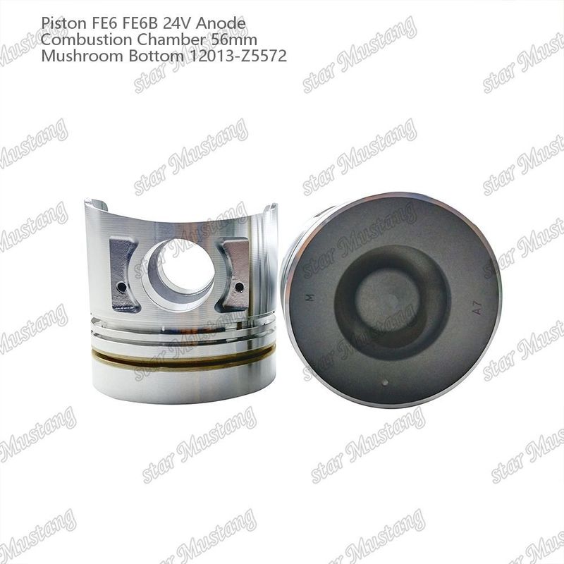 FE6 FE6B इंजन पिस्टन 24V कक्ष आकार 56mm 2.5x2x4mm 12013-Z5572 निसान इंजन स्पेयर पार्ट्स के लिए