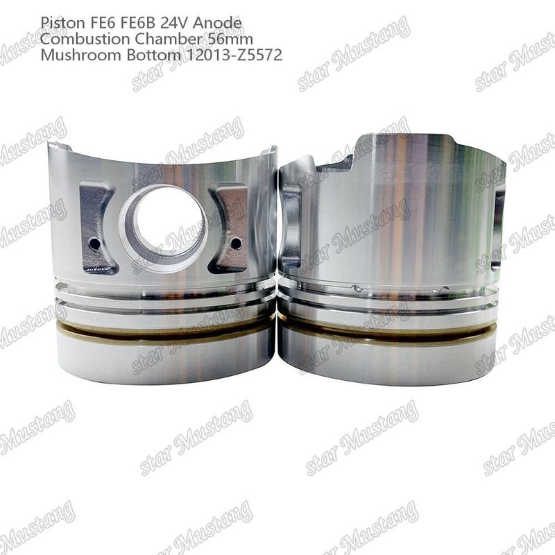 FE6 FE6B इंजन पिस्टन 24V कक्ष आकार 56mm 2.5x2x4mm 12013-Z5572 निसान इंजन स्पेयर पार्ट्स के लिए