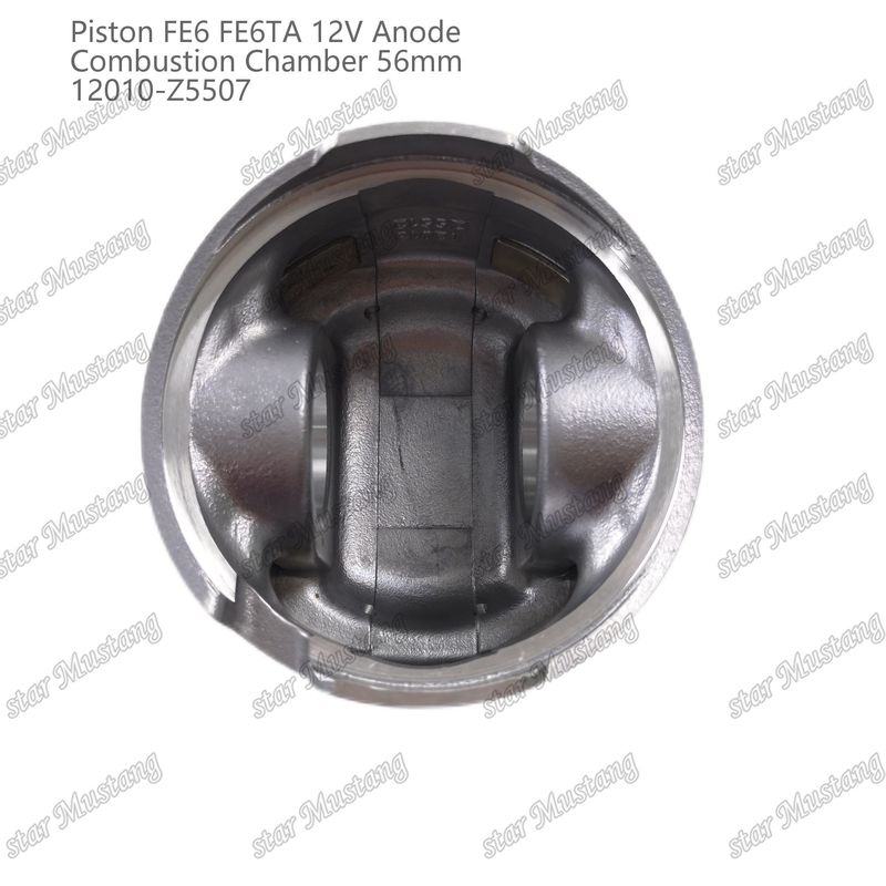 FE6 FE6TA इंजन पिस्टन12V कक्ष आकार 56 मिमी 2.5x2x4 मिमी 12010-Z5507 निसान इंजन स्पेयर पार्ट्स के लिए