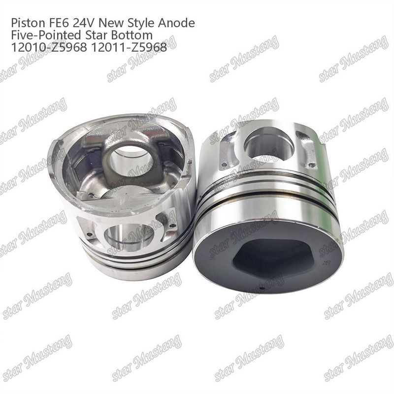 FE6T इंजन पिस्टन 24V नया प्रकार 2.5x2x4 मिमी 12011-Z5776 12011-Z5506 12011-Z5968 निसान इंजन स्पेयर पार्ट्स के लिए