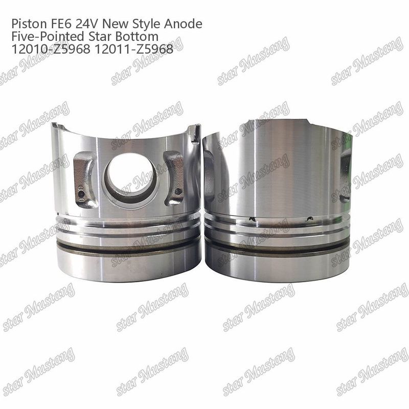 FE6T इंजन पिस्टन 24V नया प्रकार 2.5x2x4 मिमी 12011-Z5776 12011-Z5506 12011-Z5968 निसान इंजन स्पेयर पार्ट्स के लिए