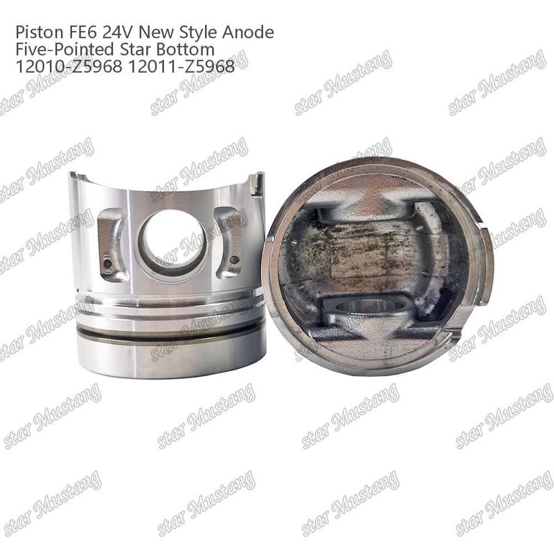 FE6T इंजन पिस्टन 24V नया प्रकार 2.5x2x4 मिमी 12011-Z5776 12011-Z5506 12011-Z5968 निसान इंजन स्पेयर पार्ट्स के लिए