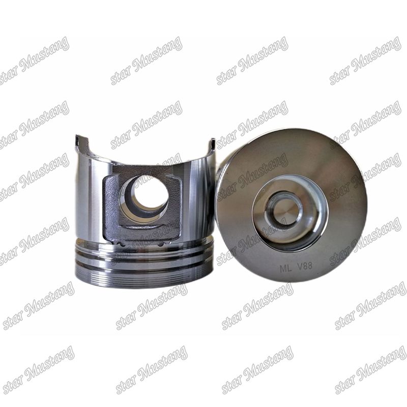 पिस्टन 3D88E-5 3D88E-6 4D88E-5 3TNV88 4TNV88 कक्ष आकार 43 मिमी 129005-22080 Yanmar डीजल इंजन मरम्मत भागों के लिए