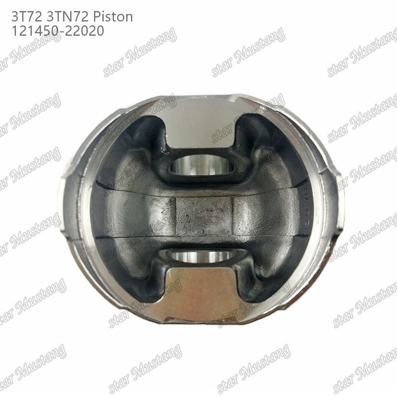 पिस्टन 3TN72 3T72 फ्लैट बॉटम 65.5 मिमी ऊंचाई 121450-22020 Yanmar डीजल इंजन मरम्मत भागों के लिए