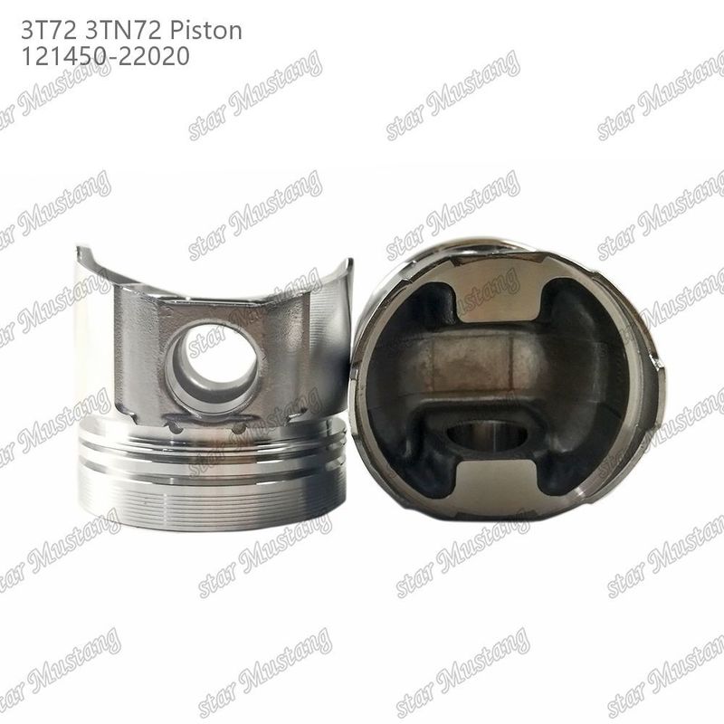 पिस्टन 3TN72 3T72 फ्लैट बॉटम 65.5 मिमी ऊंचाई 121450-22020 Yanmar डीजल इंजन मरम्मत भागों के लिए