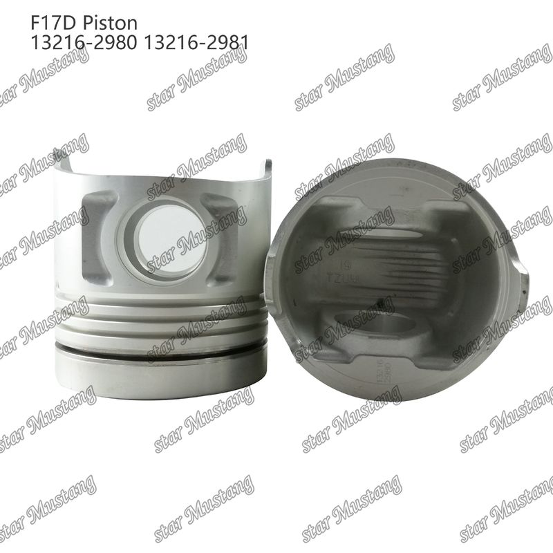 पिस्टन F17D दहन कक्ष 69mm 13216-2980 13216-2981 Hino डीजल इंजन मरम्मत भागों के लिए
