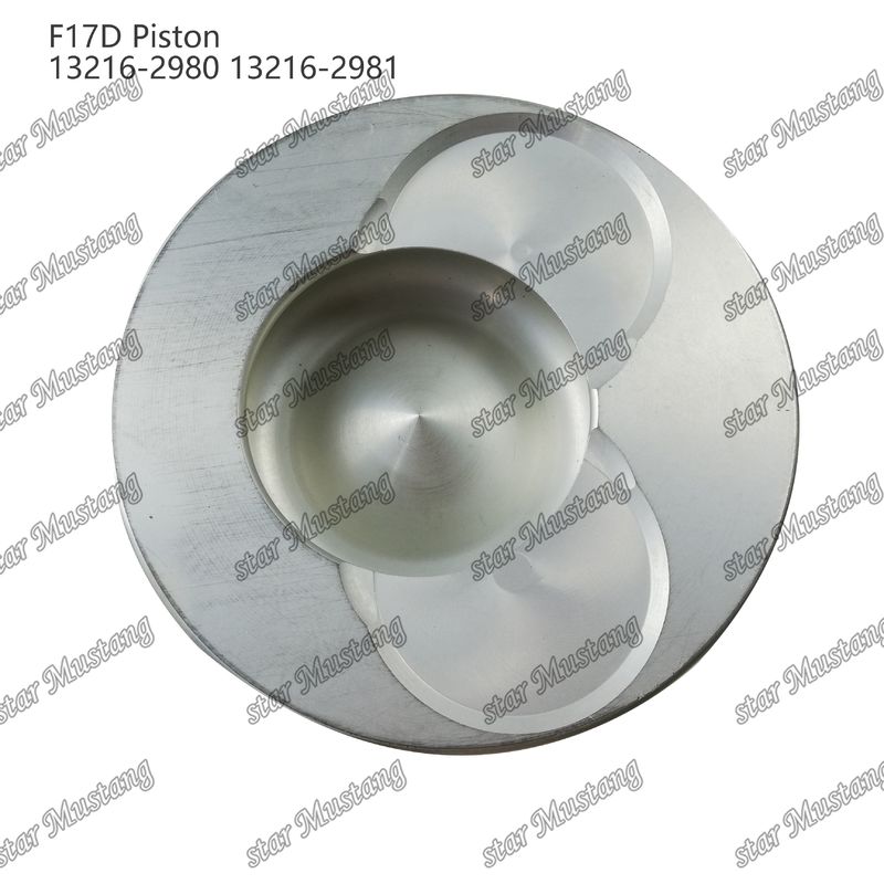 पिस्टन F17D दहन कक्ष 69mm 13216-2980 13216-2981 Hino डीजल इंजन मरम्मत भागों के लिए