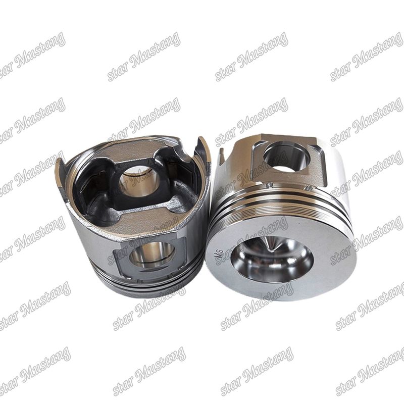 पिस्टन 4TNE84T ऊंचाई 84 मिमी दहन कक्ष आकार 45 मिमी 129002-22090 Yanmar डीजल इंजन मरम्मत भागों के लिए