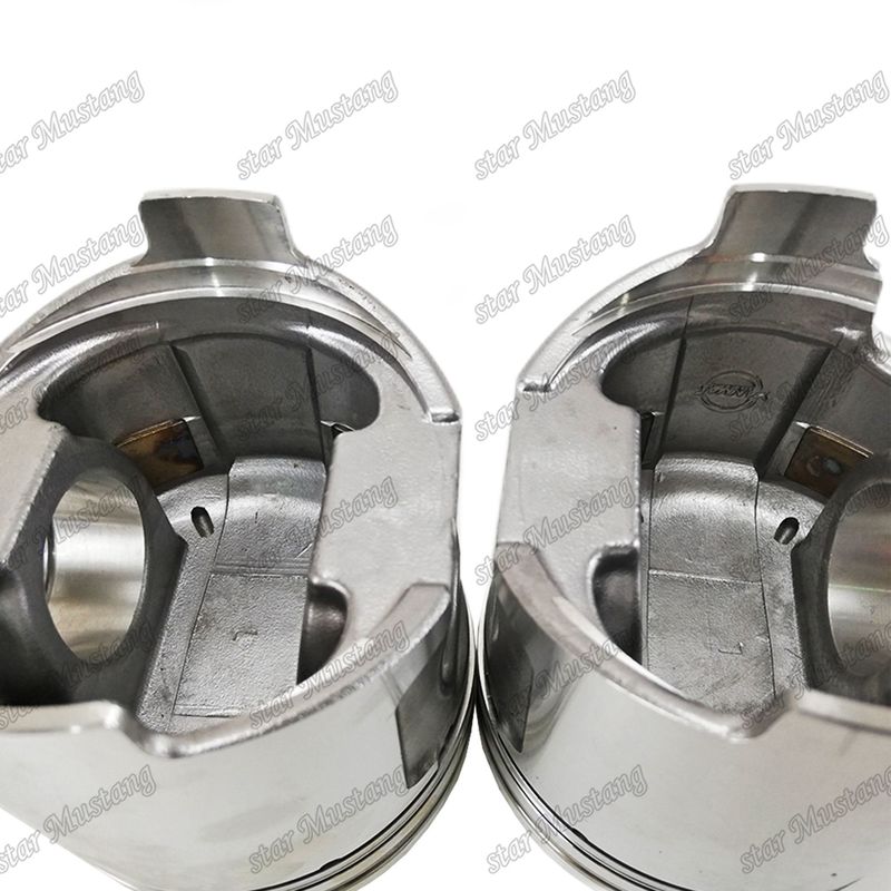 पिस्टन 4TNE106 बिना वाल्व प्रिंट 123900-22080 Yanmar डीजल इंजन मरम्मत भागों के लिए