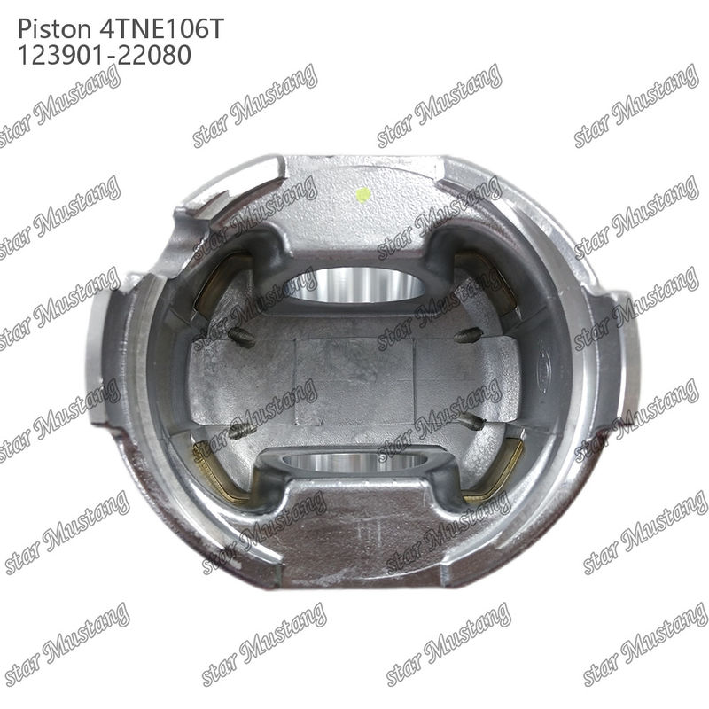 पिस्टन 4TNE106T वाल्व प्रिंट के साथ 123901-22080 Yanmar डीजल इंजन मरम्मत भागों के लिए