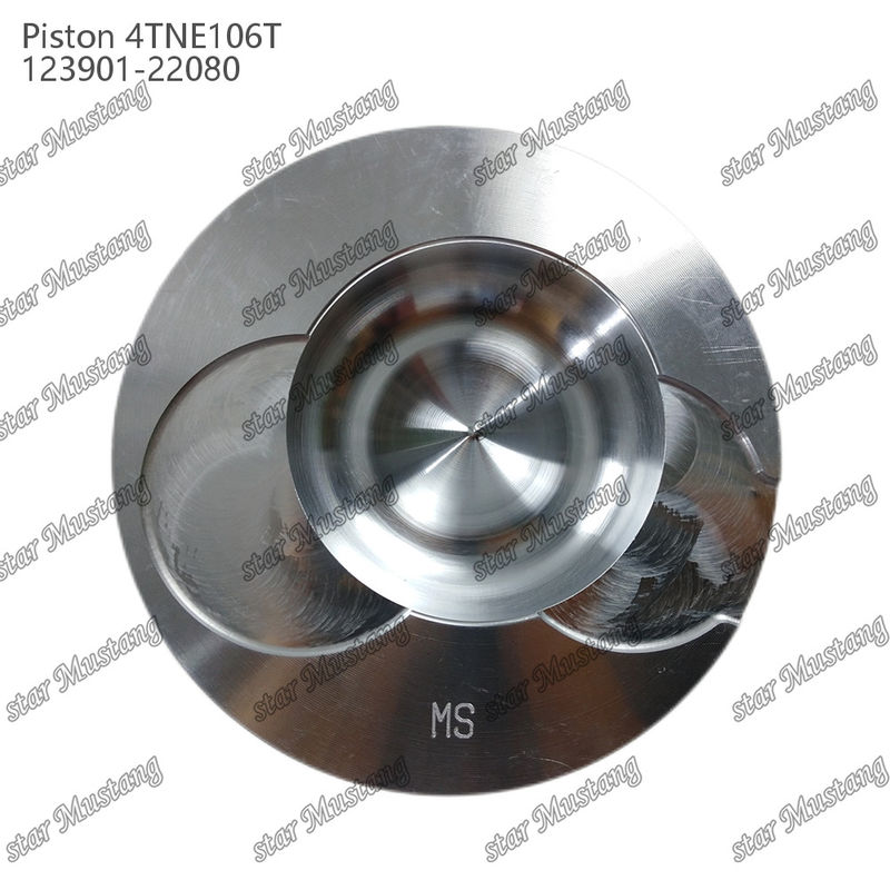 पिस्टन 4TNE106T वाल्व प्रिंट के साथ 123901-22080 Yanmar डीजल इंजन मरम्मत भागों के लिए