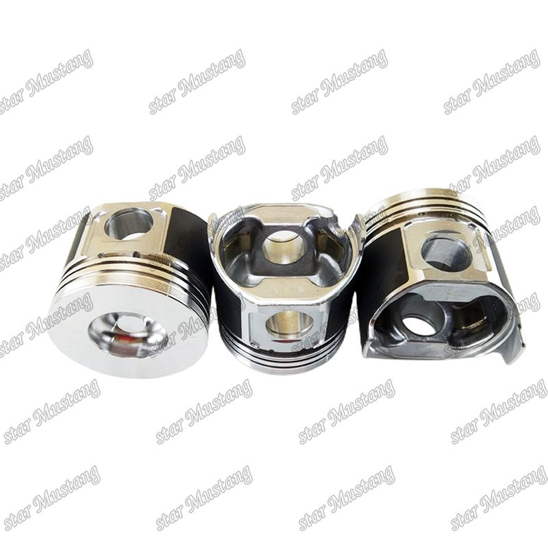 पिस्टन S4D84E-5 4TNV84 ऊंचाई 84 मिमी दहन कक्ष आकार 41.3 मिमी 129508-22080 Yanmar डीजल इंजन मरम्मत भागों के लिए