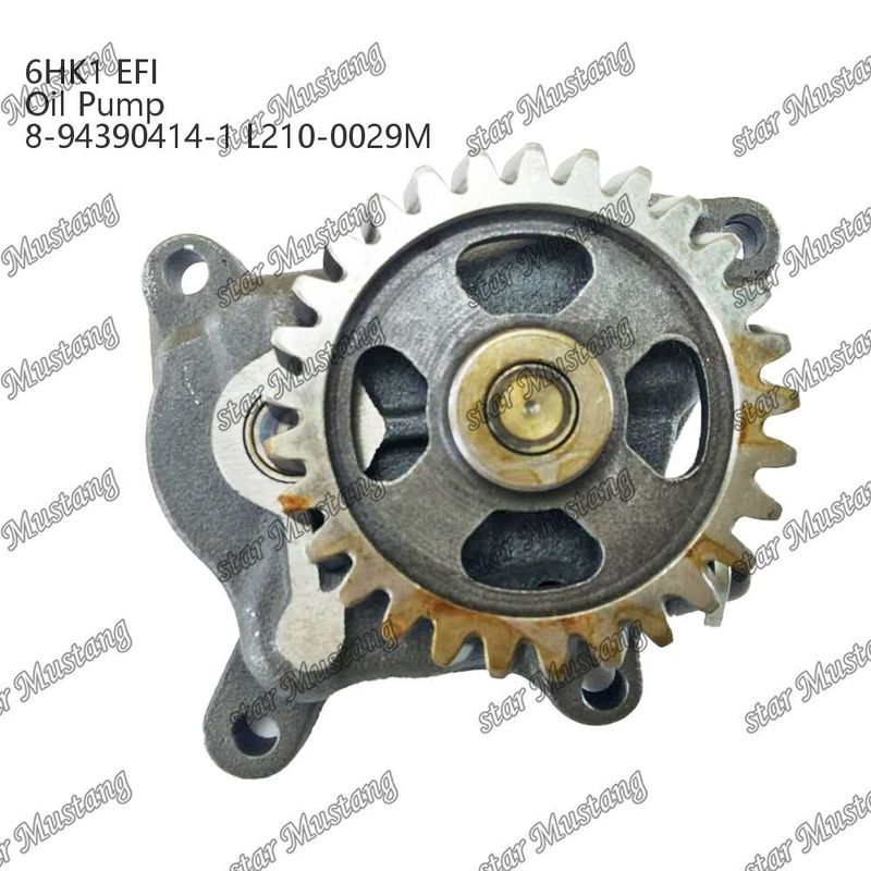 तेल पंप 6HK1 EFI ZAX350 8-94390414-1 L210-0029M Isuzu इंजन स्पेयर पार्ट्स के लिए