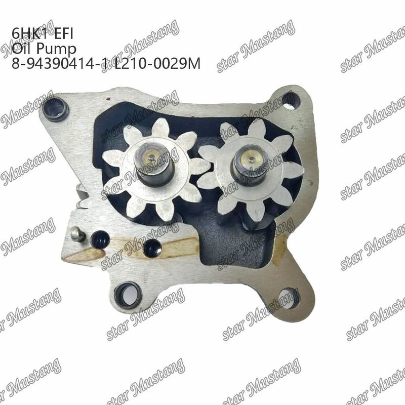तेल पंप 6HK1 EFI ZAX350 8-94390414-1 L210-0029M Isuzu इंजन स्पेयर पार्ट्स के लिए