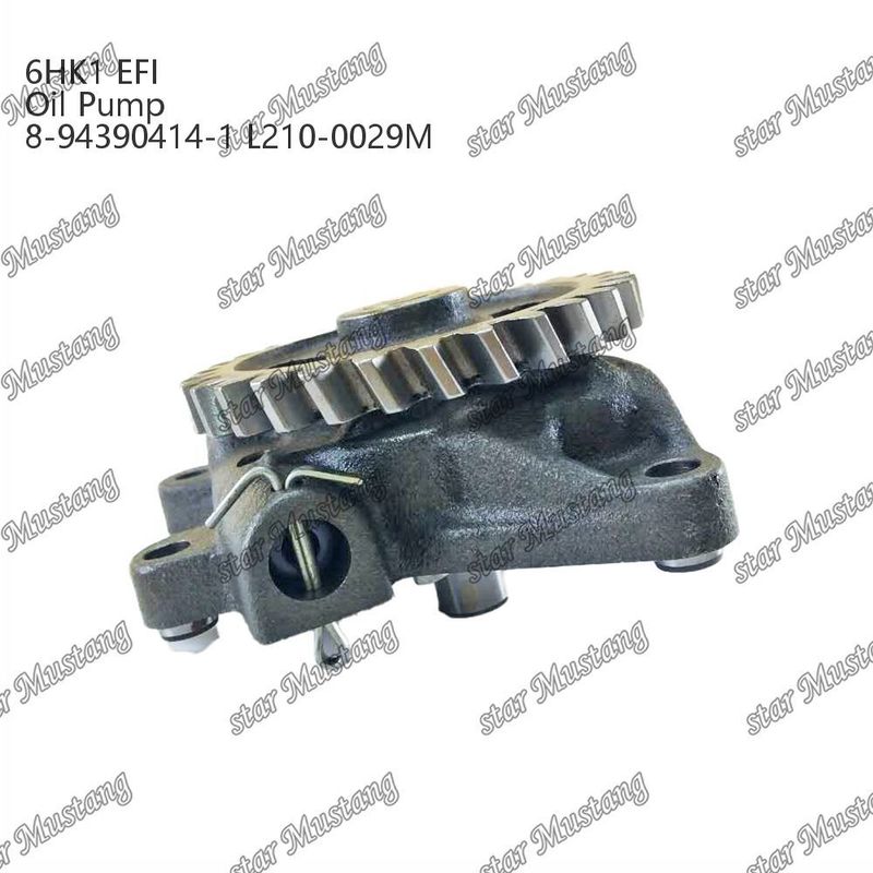 तेल पंप 6HK1 EFI ZAX350 8-94390414-1 L210-0029M Isuzu इंजन स्पेयर पार्ट्स के लिए