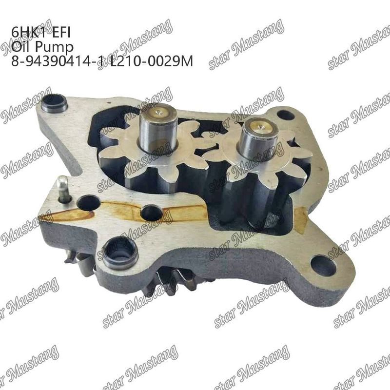 तेल पंप 6HK1 EFI ZAX350 8-94390414-1 L210-0029M Isuzu इंजन स्पेयर पार्ट्स के लिए