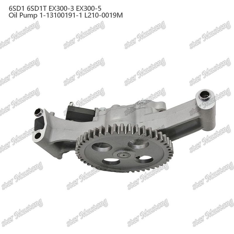 तेल पंप 6SD1 6SD1T घरेलू EX300-3 EX300-5 1-13100191-1 L210-0019M Isuzu इंजन स्पेयर पार्ट्स के लिए