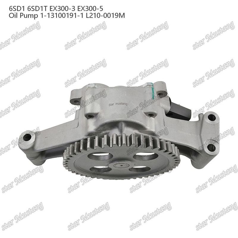 तेल पंप 6SD1 6SD1T घरेलू EX300-3 EX300-5 1-13100191-1 L210-0019M Isuzu इंजन स्पेयर पार्ट्स के लिए