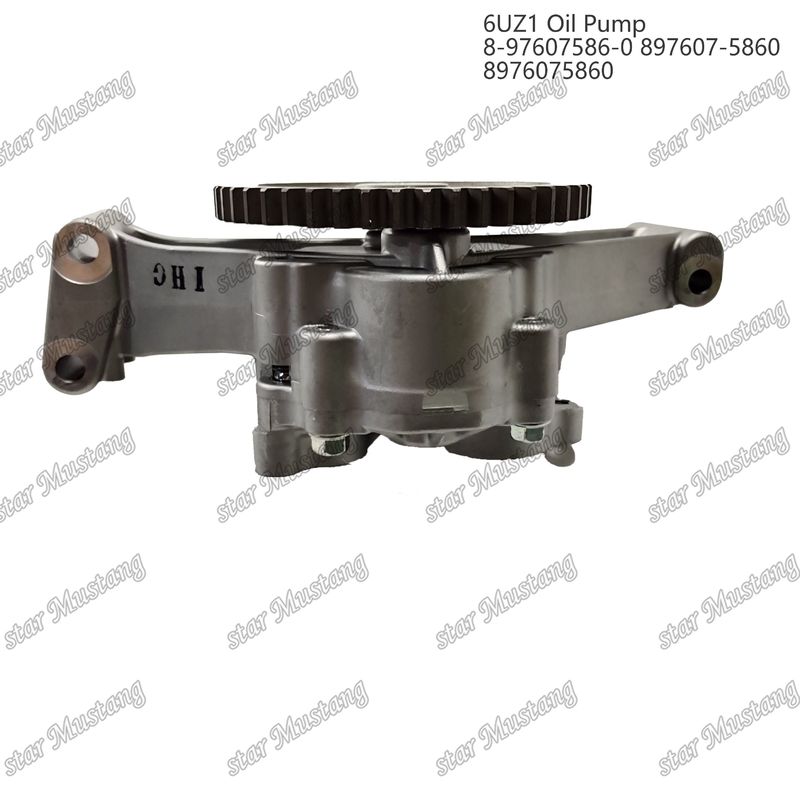 तेल पंप 6UZ1 8-97607586-0 897607-5860 8976075860 Isuzu इंजन स्पेयर पार्ट्स के लिए
