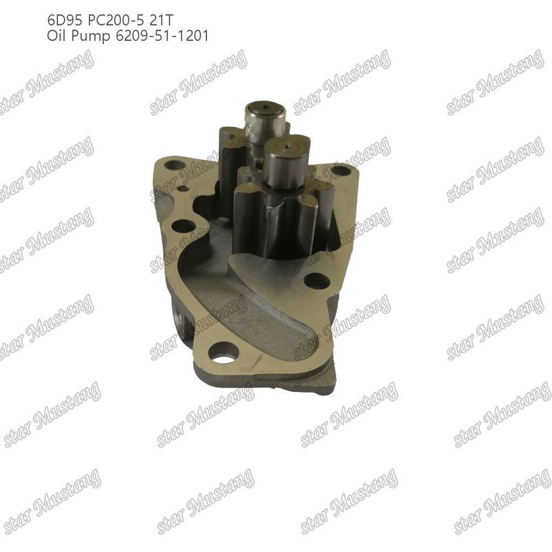 तेल पंप 6D95 PC200-5 21T 6209-51-1201 कुमात्सु इंजन स्पेयर पार्ट्स के लिए