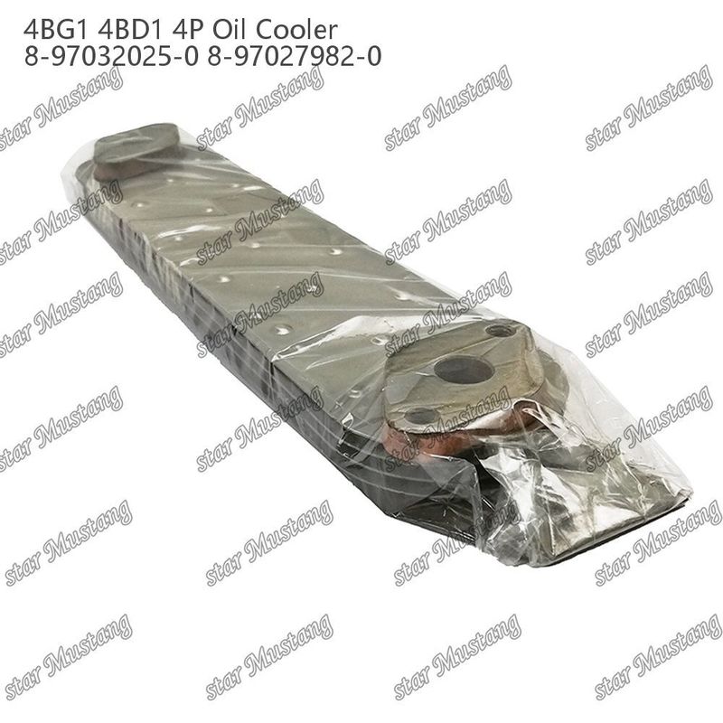 तेल कूलर 4BG1 4BD1 4P 8-97032025-0 8-97027982-0 Isuzu इंजन स्पेयर पार्ट्स के लिए