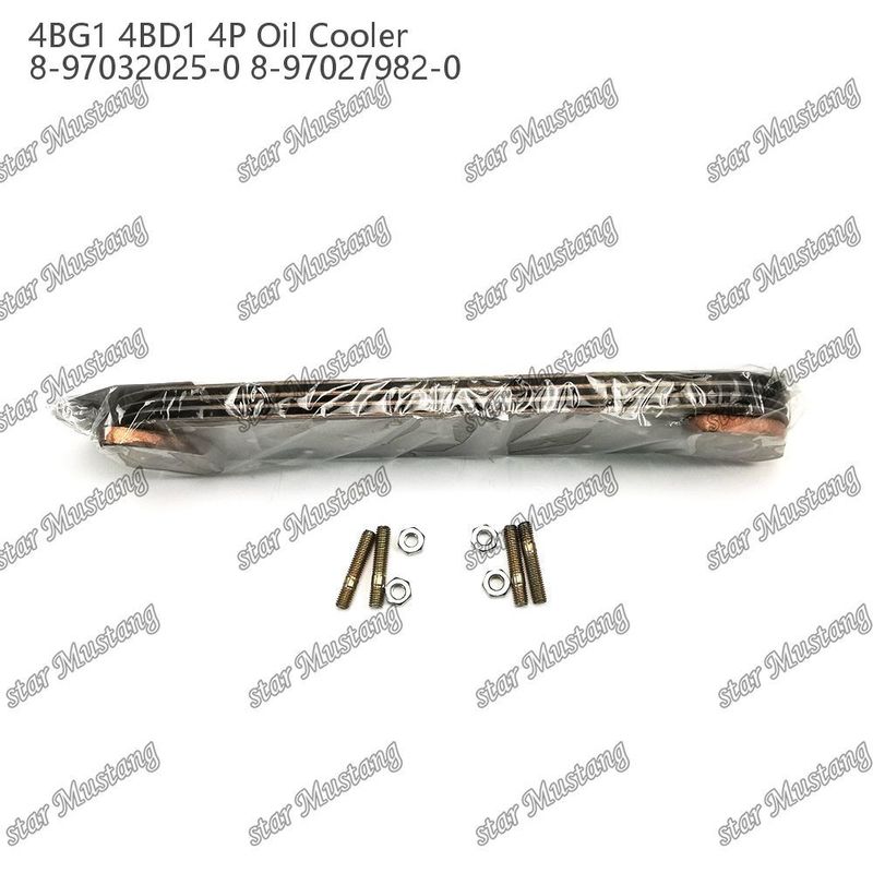 तेल कूलर 4BG1 4BD1 4P 8-97032025-0 8-97027982-0 Isuzu इंजन स्पेयर पार्ट्स के लिए
