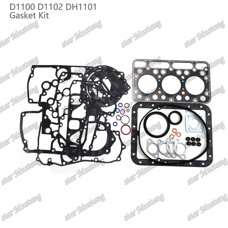 D1100 D1102 DH1101 पूर्ण गास्केट सेट हेड गास्केट 15354-03310 ऊपरी 07916-24345 निचला 07916-24980 कुबोटा के लिए उपयुक्त
