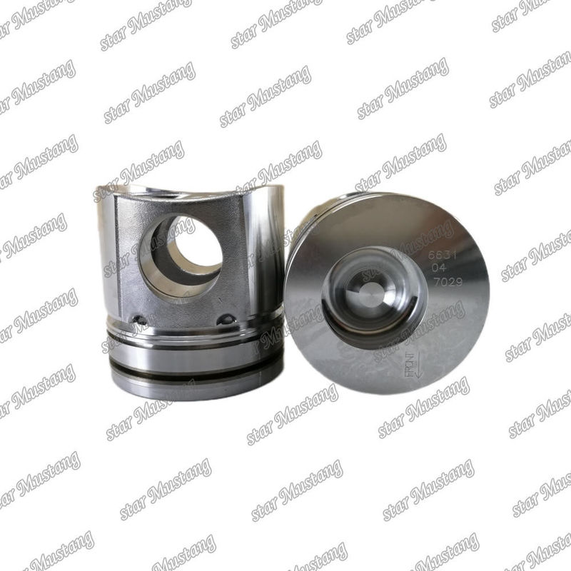 पिस्टन 4D102 6D102 51mm दहन कक्ष 6735-31-2110 6735-31-2111 6735-31-2140 कुमात्सु इंजन स्पेयर पार्ट्स के लिए