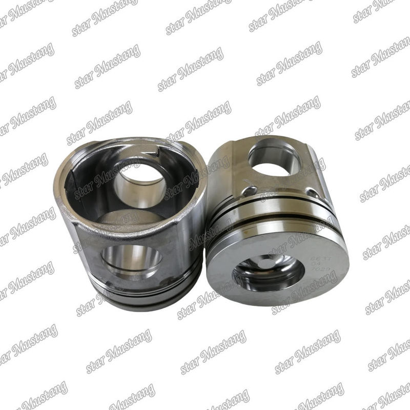 पिस्टन 4D102 6D102 51mm दहन कक्ष 6735-31-2110 6735-31-2111 6735-31-2140 कुमात्सु इंजन स्पेयर पार्ट्स के लिए