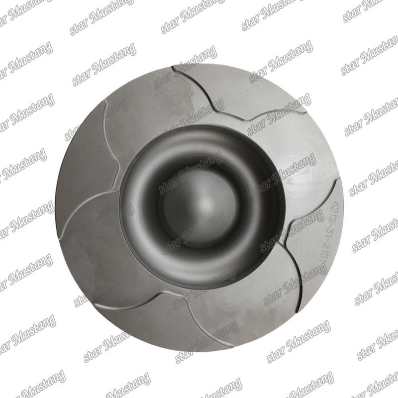 पिस्टन 6D140 S6D140-1 लागू मॉडल खुदाई PC650-3 बुलडोजर D135-2 D155-3 कुमात्सु इंजन स्पेयर पार्ट्स के लिए