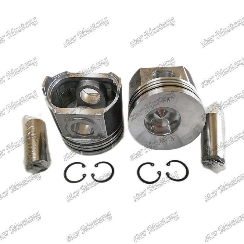 पिस्टन D1503 V2003 Swirl 38mm दहन कक्ष 1G770-21112 1G770-21122 कुबोटा इंजन स्पेयर पार्ट्स के लिए