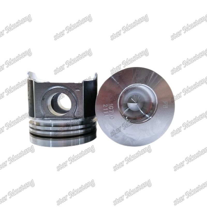 पिस्टन D1503 V2003 Swirl 38mm दहन कक्ष 1G770-21112 1G770-21122 कुबोटा इंजन स्पेयर पार्ट्स के लिए