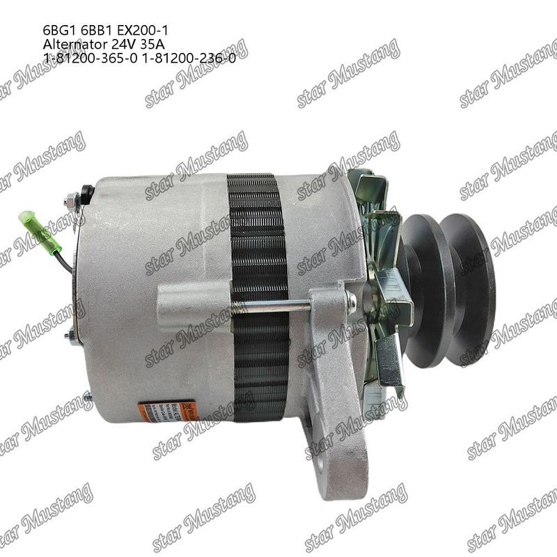 अल्टरनेटर 6BG1 6BB1 EX200-1 24V 35A 1-81200-365-0 1-81200-236-0