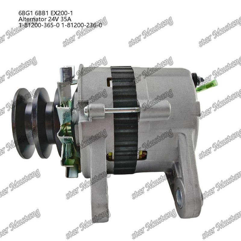 अल्टरनेटर 6BG1 6BB1 EX200-1 24V 35A 1-81200-365-0 1-81200-236-0