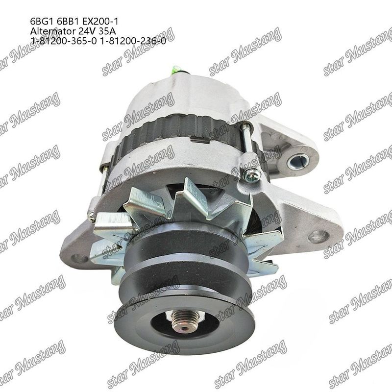 अल्टरनेटर 6BG1 6BB1 EX200-1 24V 35A 1-81200-365-0 1-81200-236-0