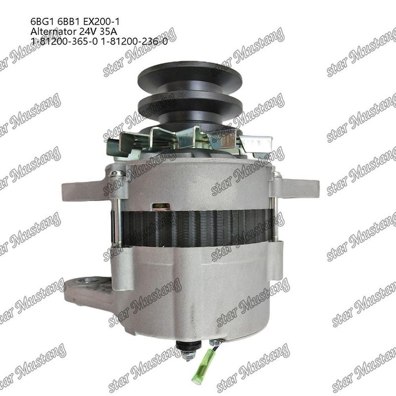 अल्टरनेटर 6BG1 6BB1 EX200-1 24V 35A 1-81200-365-0 1-81200-236-0