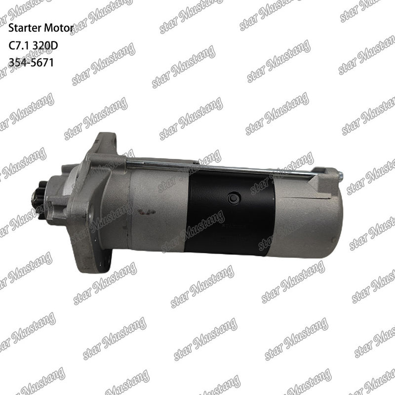 इंजन स्टार्टर मोटर C7.1 320D 24V 10T 7.5KW 354-5671 कैटरपिलर इंजन स्पेयर पार्ट्स के लिए