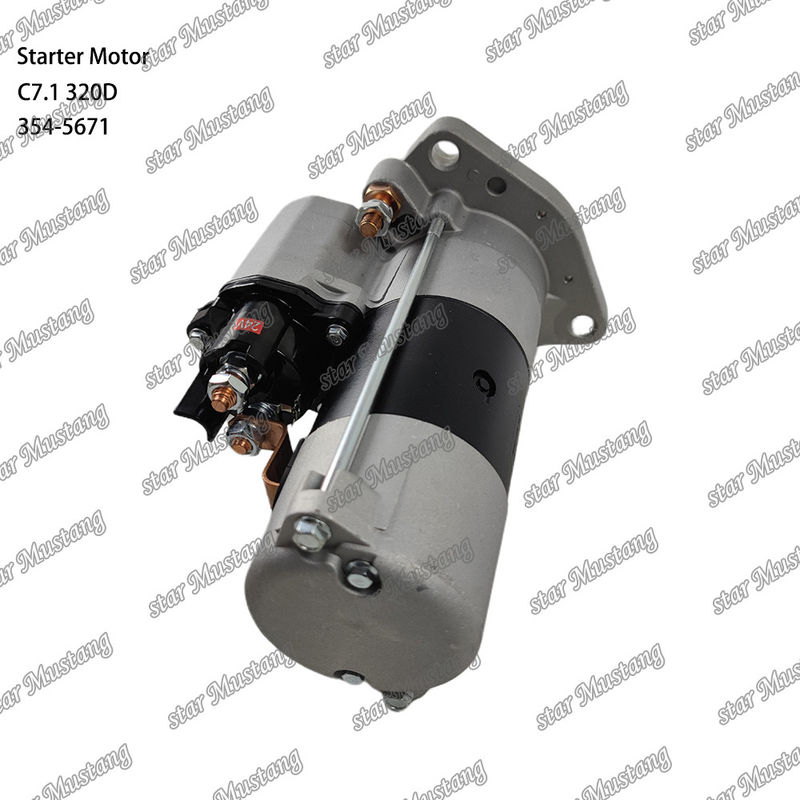 इंजन स्टार्टर मोटर C7.1 320D 24V 10T 7.5KW 354-5671 कैटरपिलर इंजन स्पेयर पार्ट्स के लिए
