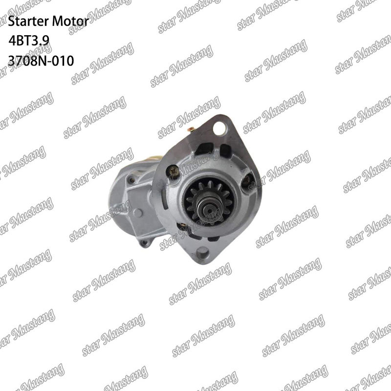 4BT3.9 इंजन स्टार्टर मोटर 2.8W 13T 3708N-010 CUMMINS इंजन स्पेयर पार्ट्स के लिए