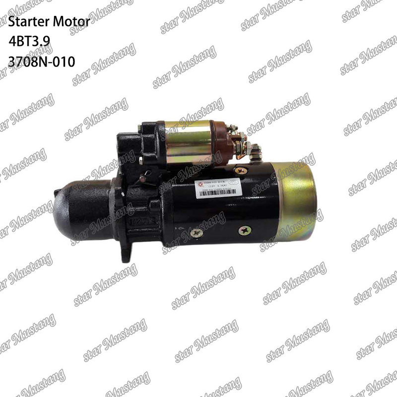 4BT3.9 इंजन स्टार्टर मोटर 3708N-010 24V 4.5KW 10T CUMMINS इंजन स्पेयर पार्ट्स के लिए