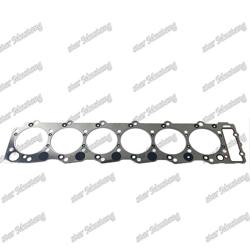 सिलेंडर हेड गास्केट 6HH1 धातु 6207-21-2110 ISUZU इंजन स्पेयर पार्ट्स के लिए